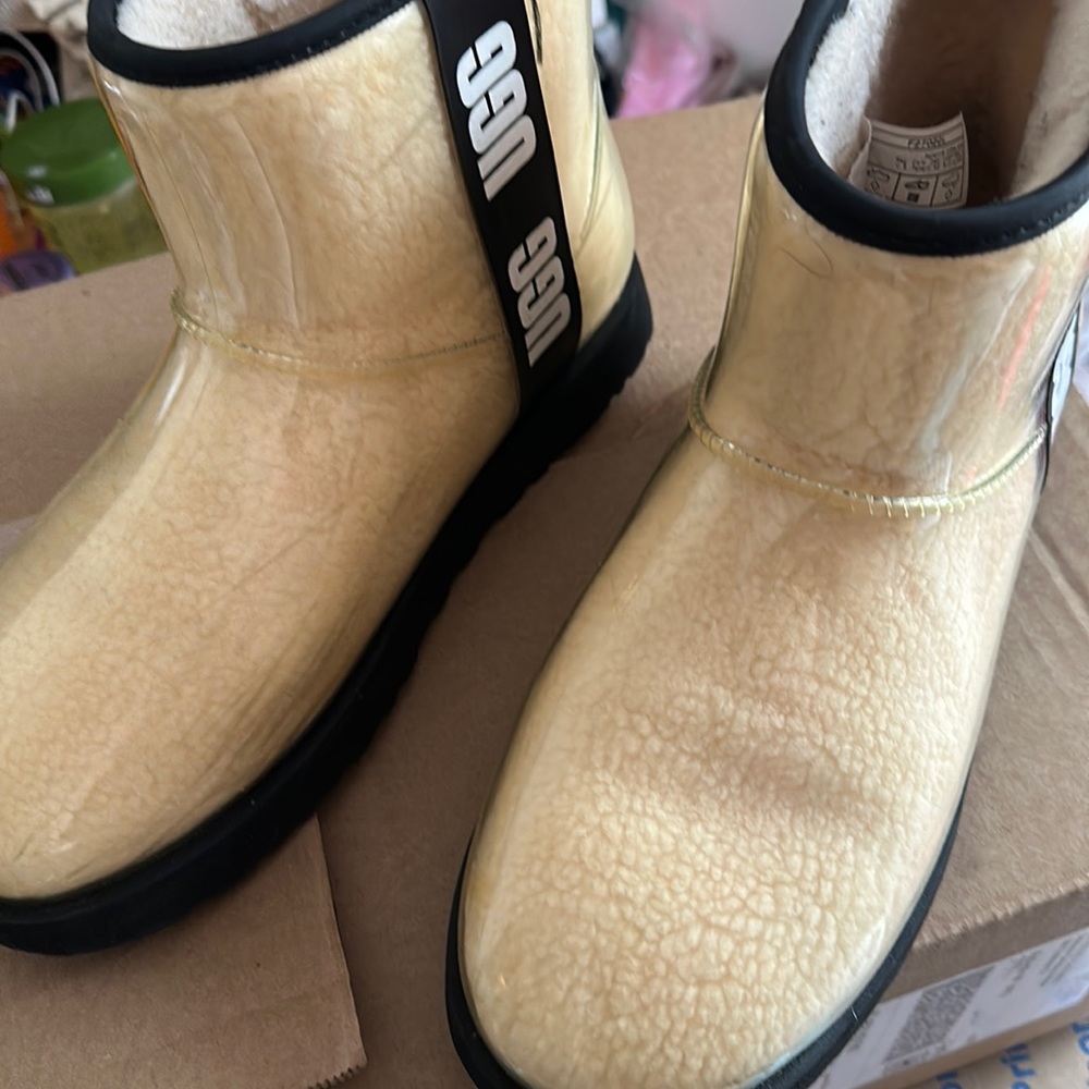 Clear Ugg boots